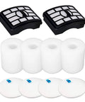 Replacement Vacuum Filters Kit For Lift Away Rotator NV Series Cleaners, 2 post filters, 4 foam and felt filters, Part XFF500 XHF500