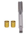 Pro Grade Thread Repair Kit M12x1.25 Inserts And M14x1.25 Tap High Speed Steel With 10 Stainless Inserts For Gasoline Engines And Generators Complete Repair Set, tap and inserts