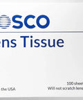 Rosco Lens Tissue box front view, 100 sheets, 4x6 inches, made in the USA