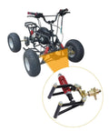Beefed Up Front Suspension Swingarm Kit With Upper And Lower Arms And 220mm Shock For DIY ATV Quad Go Kart Buggy Bolt On Upgrade