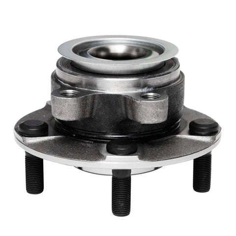 Pair Front Wheel Hub And Bearing Assembly 513298 for 2007 to 2012 Nissan Sentra 2.5L close-up view of wheel hub.