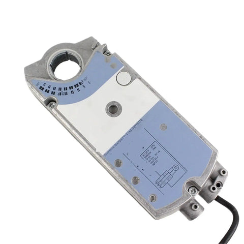 Heavy Duty 3 Position Rotary Air Damper Actuator With Rock Solid 35 Nm Torque And Snappy 150 Second Response For Main Air Ducts Up To 6 Square Meters That Plays Nice With Controls Always top view showing the actuator's interface.