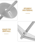 Close-up of Heavy Duty Toggle Bolts And Wing Nut Kit 15 Sets Carbon Steel Wall Anchors For Drywall And Hollow Bricks