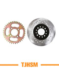 Sprocket and brake disc for 32 Inch Live Rear Axle Kit Replacement For DIY Go Karts Quad Bikes And Drift Trikes Heavy Duty Metal Axle Built