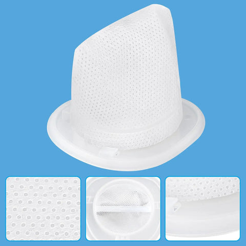 Six Pack Replacement Filters For Dustbuster QuickClean Cordless Handheld Vacuum HNVC215B10 Fits HNVCF10 HNVC220BCZ01 HNVC215BW52 with close-up view