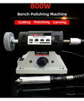 Rugged 800W Bench Grinder With Hella Strong Variable Speed Motor And Slick Flexible Shaft Handle for polishing and carving.