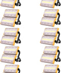Rock Solid 100W Led Floodlights 10 Pack showing bright outdoor security spotlights with heavy-duty aluminum construction.