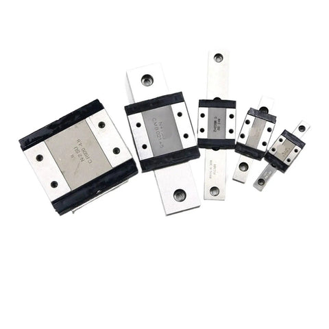 Upgrade Your Build With These High Precision Linear Guide Rail Kits Featuring MR7MN And MR9MN Blocks That Rock Smooth Motion While Delivering Low Friction For Faster Accuracy And Zero Hassle Maintenance On Any CNC Or DIY Rig, set of metal rail blocks