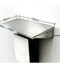 Universal Outdoor Electric Vehicle Charger Cover Hella Weatherproof Protector Roof For Charging Stations Solid Steel Housing with 5° slope.