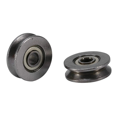 20 Pack V623ZZ V Groove Bearings For Seamless Linear Motion Builds, High Grade Carbon Steel Miniature Pulleys Grip Guide Rails Like Crazy, Built Tough 3X12X4MM Specs, two V groove bearings