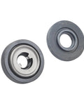 Heavy Duty Angle Grinder Flange Set With Beast Mode Inner Outer Clamps that locks cutting discs, showcasing metal flange plates.