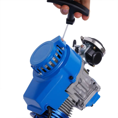 High Performance 49cc 50cc Racing Engine Set Two Stroke Beefed Up 1 8 KW 11000 RPM Single Cylinder Gas Powered Motor Kit With 6 Tooth 25H Sprocket