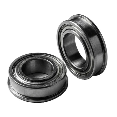 10 Pack Rock Solid Stainless Steel Flanged Bearings FR188 R188 double shield sealed ball bushings close-up view.