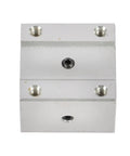 Heavy duty aluminum bearing block from 2 Piece SBR16 Linear Rail Kit With 800mm Fully Supported Shafts And 4 Heavy Duty Bearing Blocks For Butter Smooth Glide Built Like A Tank For CNC And Home Shop Gear.