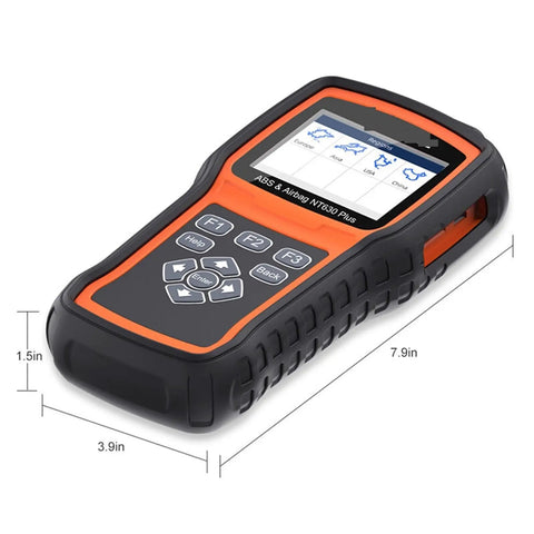 Pro Grade OBD2 Code Reader And Diag Tool With TPMS Learn Tool For Cars Trucks Vans Straight Plug In Scan Wrench, 7.9x3.9x1.5in.