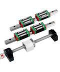 Awesome High Precision Linear Guide Rail Kit With SFU1605 Ball Screw And Four HGH20CA Carriage Blocks For 2450mm Length Smooth Motion And Low Friction DIY CNC Projects Or Custom Builds Need Zero Maintenance And Easy Install For Serious Makers. 2450mm linear rail kit with SFU1605 ball screw and four HGH20CA blocks