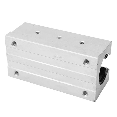 SBR30LUU Linear Guide Pillow Block With Hardened Chrome Steel Shaft And Heavy Duty Aluminum Housing for CNC router projects, top view.
