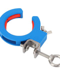 Cable Tray Roller 65mm Clamp Adjustable Wire Pulling Pulley For Inside Outside Corner Use Blue With Easy Install And Tension Control Stable Guide Roller Delivers Smooth Wire Runs, blue nylon roller with stainless clamp