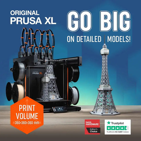 Fire Five Toolhead CoreXY 3D Printer Engineered For Large Format Multi Material Prototyping And Full Color Designs That Actually Slay With Industrial Precision And Zero Hassle Vibes with Eiffel Tower model.