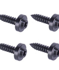 Badass Titanium Self Tapping Screws M5 X 18Mm Torx Head Design For Rock Solid Fastening Heavy Duty Automotive Repair Projects Smooth Drilling And Superior Corrosion Resistance Four Black