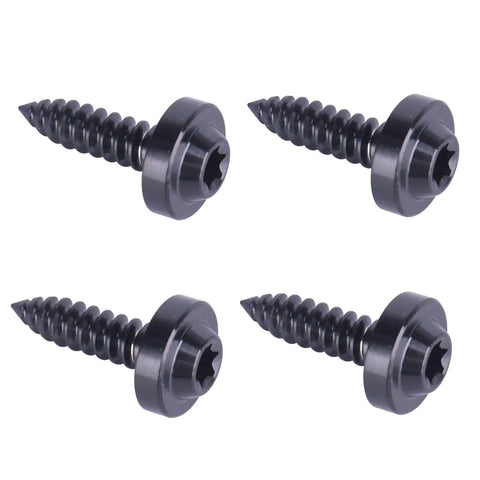 Badass Titanium Self Tapping Screws M5 X 18Mm Torx Head Design For Rock Solid Fastening Heavy Duty Automotive Repair Projects Smooth Drilling And Superior Corrosion Resistance Four Black