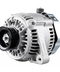 Heavy Duty Replacement Alternator For Toyota Camry 2.2L 1997-2001 Solara 2.2L 1999-2001 L4 Gas 90 Amp side view metal housing