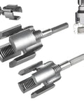 Two In One Pipe Threading Tool Set For DIY Pros Internal And External Threading Kit High Hardness Steel Electric Drill Compatible 2 Sets PVC And Metal Pipe Threader For Smooth Joints And Easy Pipe Projects, two steel threading bits
