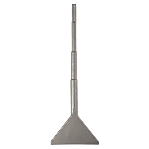 7 Inch Wide Tile And Thinset Removal Bit For SDS Max Demolition Hammers With 20 Inch Length Machined Blade, Pro Grade Forged Tempered Steel, Not Compatible With SDS Plus, Widest One Piece Scraper For Fast Tile And Thinset Removal