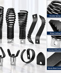 Eight Piece Drain Cutter Head Set Compatible With General Easy Rooter Junior Spring Snake Kit, featuring durable spring steel construction.