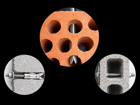 Tough As Nails Heavy Duty X Head Toggle Bolts For Hollow Wall Drywall Anchor Fasteners M8X150mm in brick and concrete settings.