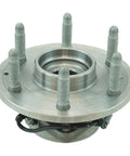 Front Driver And Passenger Wheel Bearing Hub Assembly Set Drop Straight In Heavy Duty Steel Construction with five bolts for stability.