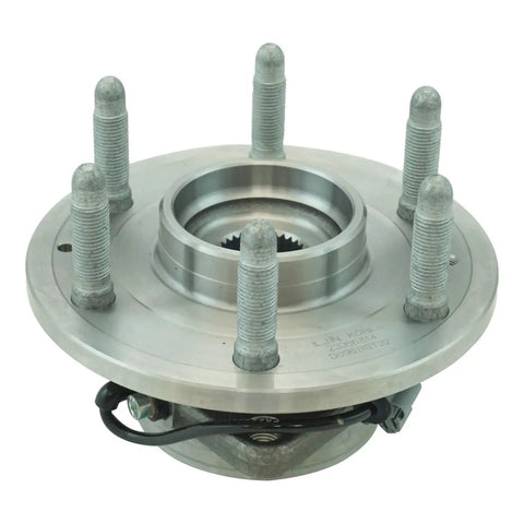 Front Driver And Passenger Wheel Bearing Hub Assembly Set Drop Straight In Heavy Duty Steel Construction with five bolts for stability.