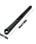 Heavy Duty Multi Function Angle Grinder Wrench And Flange Nut Adjuster For Quick Disc Swaps Sander Grip Tight Tightening Tool showing size.