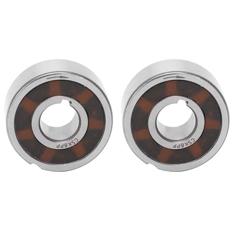 Knockout CSK8PP One Way Clutch Bearings 8 By 22 By 9 Mm Double Set with chrome steel housing for textile machines.