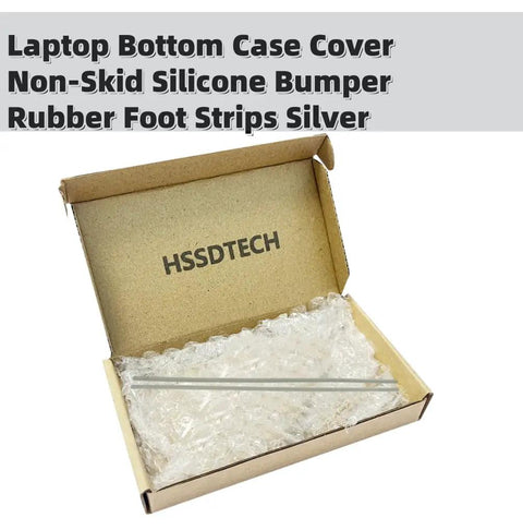 Two Pack Replacement Laptop Bottom Case Rubber Feet Strips For HP Spectre X360 13 Series in open box with bubble wrap