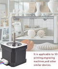 Beefy Torque Stepper Motor With 1m Cable for 3D Printers CNC Routers Laser Engravers Robotics in a studio setting