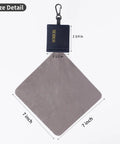Keychain Glasses Cleaner Microfiber Cleaning Cloths For Eyeglasses And Sunglasses With Portable Neoprene Pouch On The Go Reusable