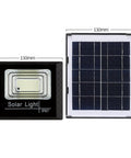 JUDYSSY Waterproof Solar Led Street Lamp, Solar Patio Lights Dusk to Dawn Solar Flood Light for Courtyards Building Facades, 130mm solar light and panel.
