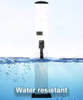 Kickass EV Charger Station Box And Cable Keeper submerged in water, showcasing water resistance and solid aluminum material.