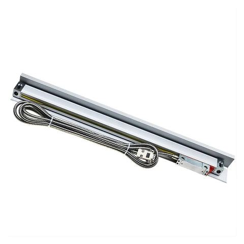 Heavy Duty Digital Caliper Set With Oversized LCD Screen And Precision Optical Encoder Linear Scale For Lathe Work Built Like A Boss With Die Cast Housing, linear scale with cable.