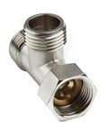 Tough And Slick T Adapter Diverter Valve For Bidet Sprayer And Shower Splitter with G1.2 inlet brass plumbing fitting.
