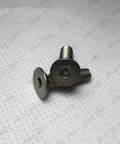 Heavy Duty Kickin' Gr2 Titanium Hex Socket Countersunk Flat Head Screws M6 1.0 X 50Mm showing two screws close-up.