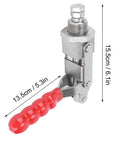 Heavy Duty Toggle Clamp Push Pull Type Fixture Clamp With Quick Release 318 Kg Capacity 701.1 Lb For Metal And Woodworking Jigs And Fixtures For Precision Assembly, stainless steel, 15.5cm