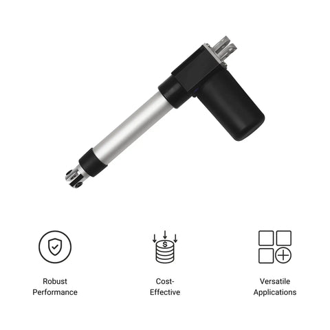 24V Feedback Linear Actuator With Hall Effect Sensor 40 Inch Stroke 400 Lbs Thrust IP66 Water Resistant Beefy Heavy Duty Actuator