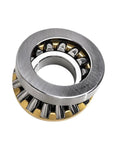 Heavy Duty Thrust Roller Bearing Single Unit For Industrial Machinery High Axial Load Capacity Low Friction Rock Solid Reliability Smooth Operator Long Haul Parts Replacement - Close-up view of roller bearing with steel rollers.