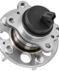 Straight Fix Heavy Duty Rear Wheel Hub Bearing Assembly For 2014 To 2019 Kia Soul And 2015 To 2019 Soul Ev close-up view showing details and bolt holes.