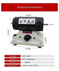 Heavy Duty 800W Bench Grinder With Variable Speed For Woodwork Jade Polishing And Precision Detail Work Flexible Shaft Kit Included For Hella Smooth Finishes Every Time on a compact platform with user controls.
