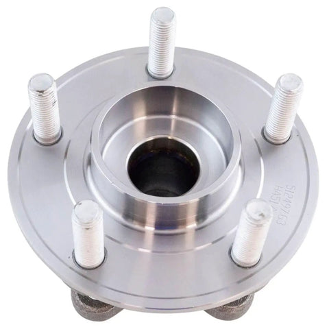 Built Bombproof Garage Tested Kit For Ford Fusion 2014 To 2019 And Lincoln Mkz Front Rear Wheel Hub Bearing Assembly close-up view.