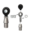 Top Shelf Heim Joint Rod End Rose Bearing 5/8-18 Thread 1 Piece with metal and rubber components for smooth linkage systems.