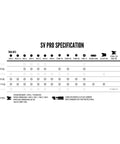 SV Pro Specification chart for Compact Bike Multi Tool With Stainless Steel Bits, Alloy Side Plates, Hex, Torx, Chain Breaker.